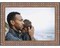 Deco Silver Picture Frame - UV Acrylic, Foam Board Backing, Hanging Hardware